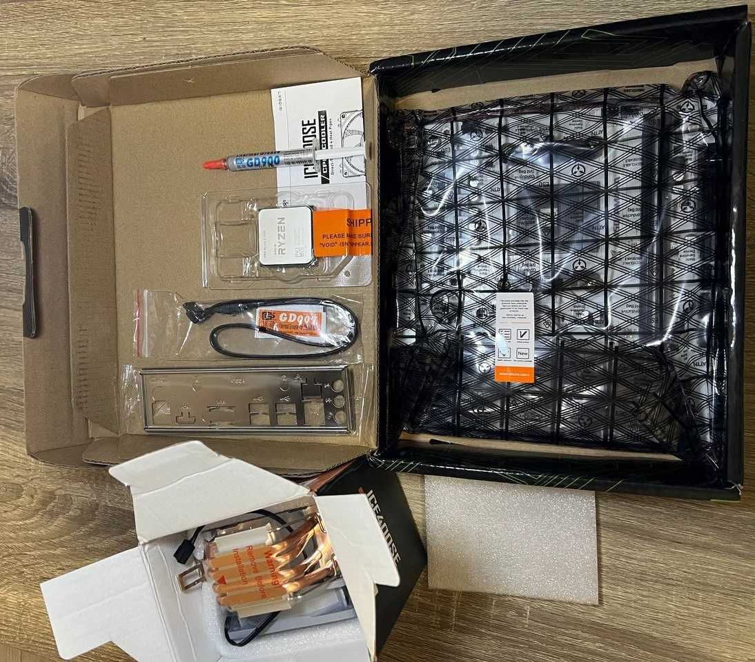 Комплект AM4 MACHINIST B450 White + Ryzen 5 5500 + Aigo ICE 400 SE