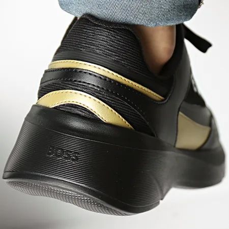 Sneakersy męskie HUGO BOSS czarno złote buty męskie r. 44