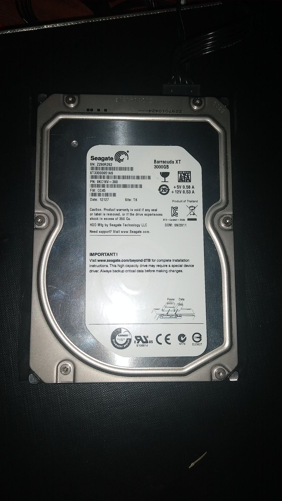 Dysk twardy HDD 3TB