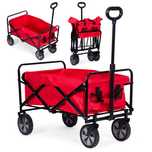 Wózek transportowy składany duży wózek ogrodowy plażowy 47x105 cm
