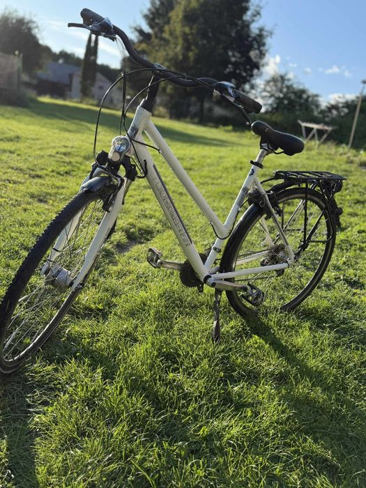 Bialy rower damka 28cali