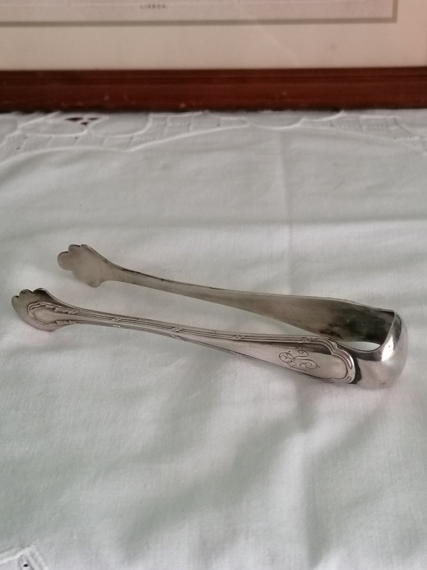 Pinça para gelo antiga