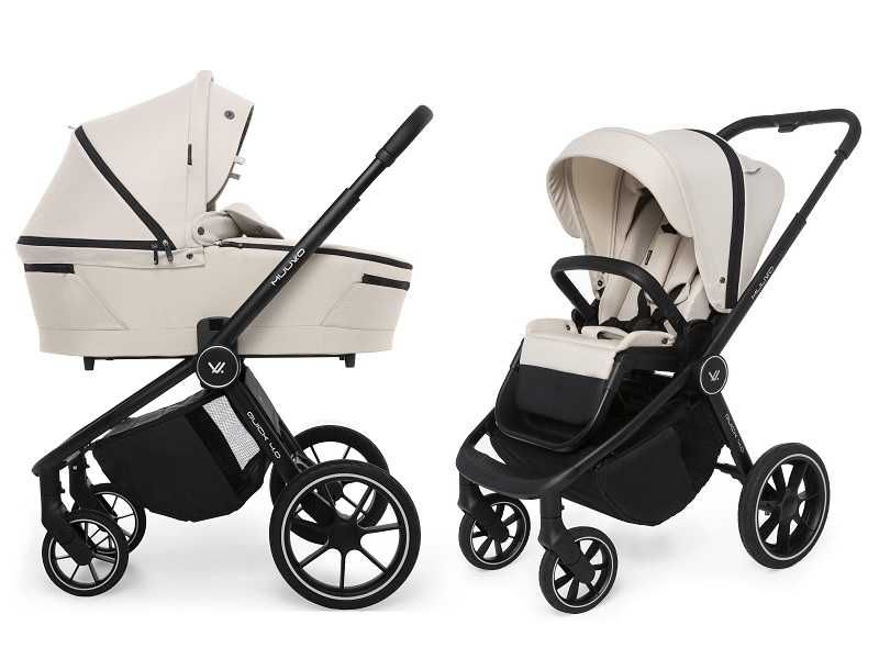 Wózek Muuvo Quick 4.0 2w1 Lekki Składany Gondola+Spacerówka +Adaptery