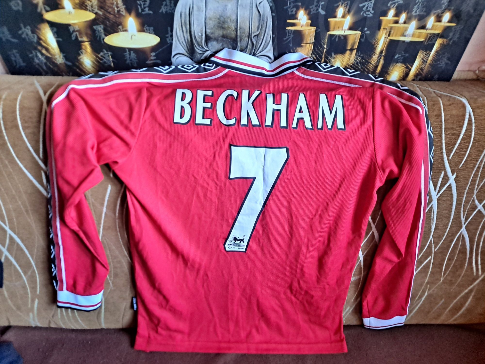 Bluza koszulka Manchester United David Beckham M-ka unikat stan igła