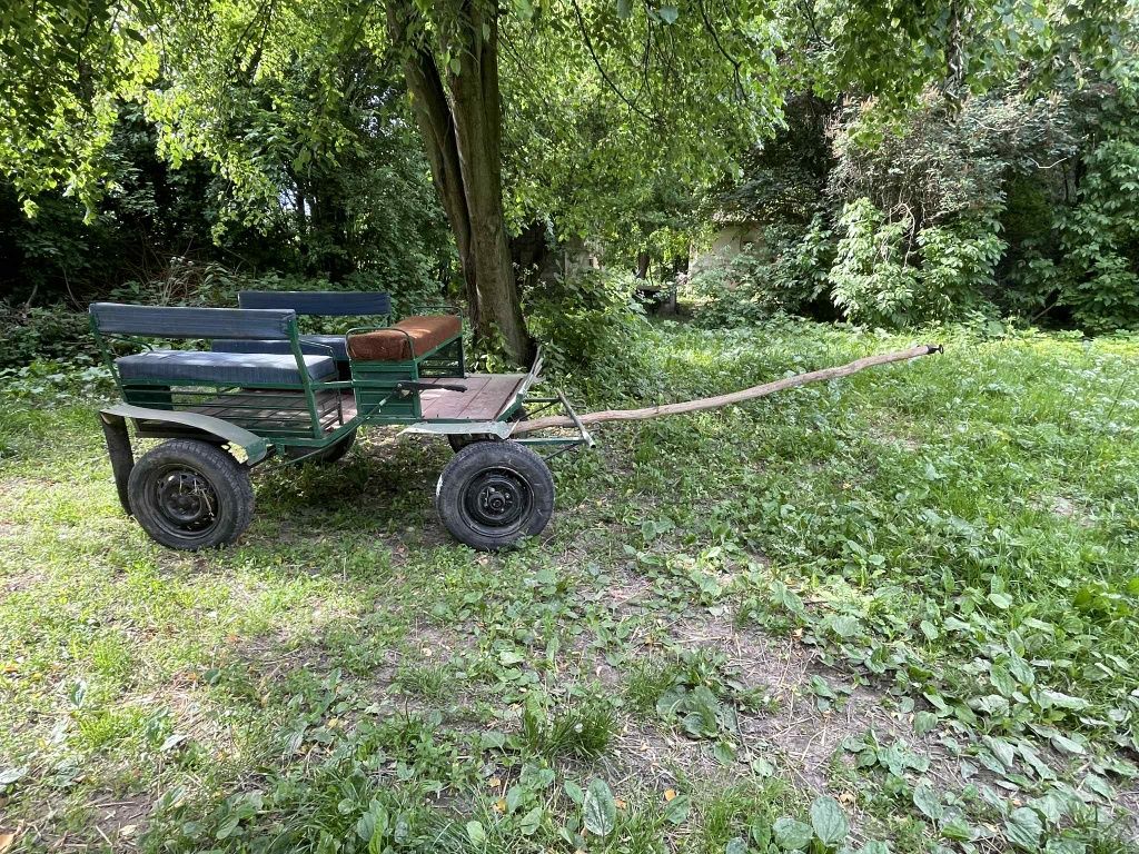 Piękna bryczka dla kucyków