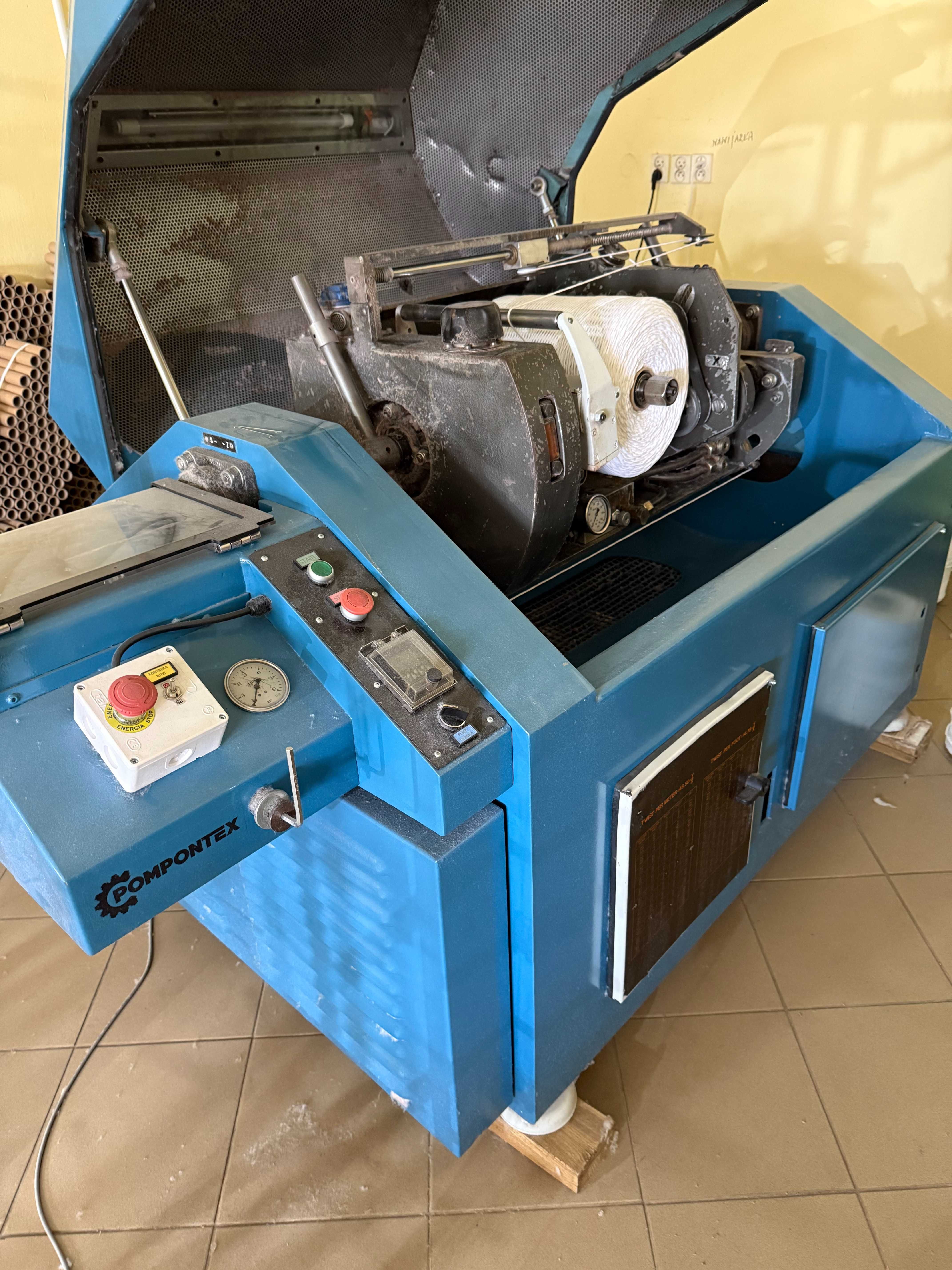 Skręcarka przędzy - string twisting machine (Rope making machine)