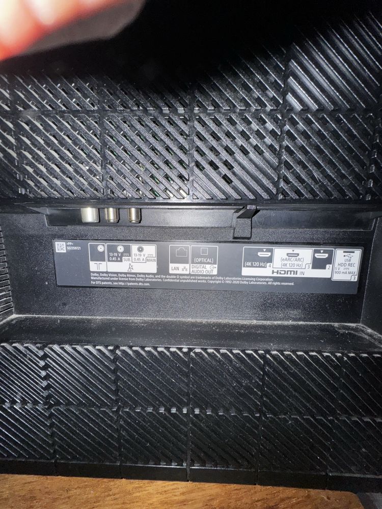 Tv sony oled XR 65A83j uszkodzony