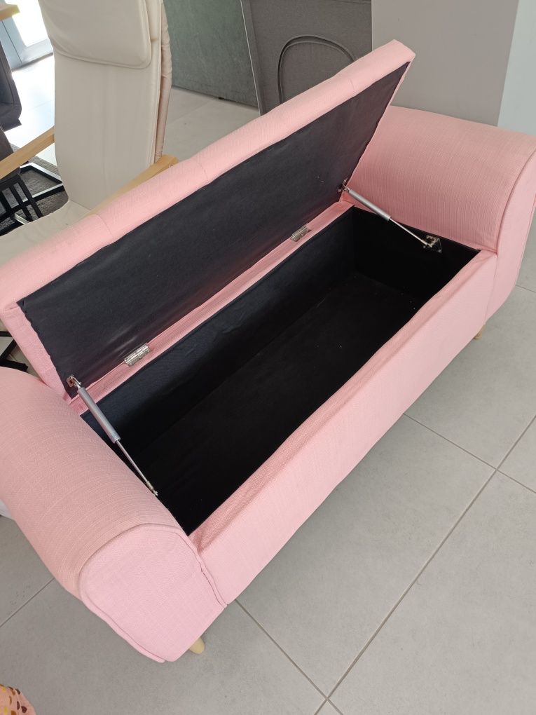Banqueta rosa Semi Nova