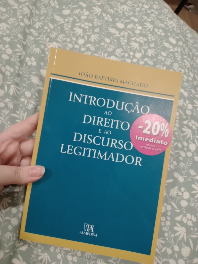 Livro introdução ao direito e ao discursos legitimador