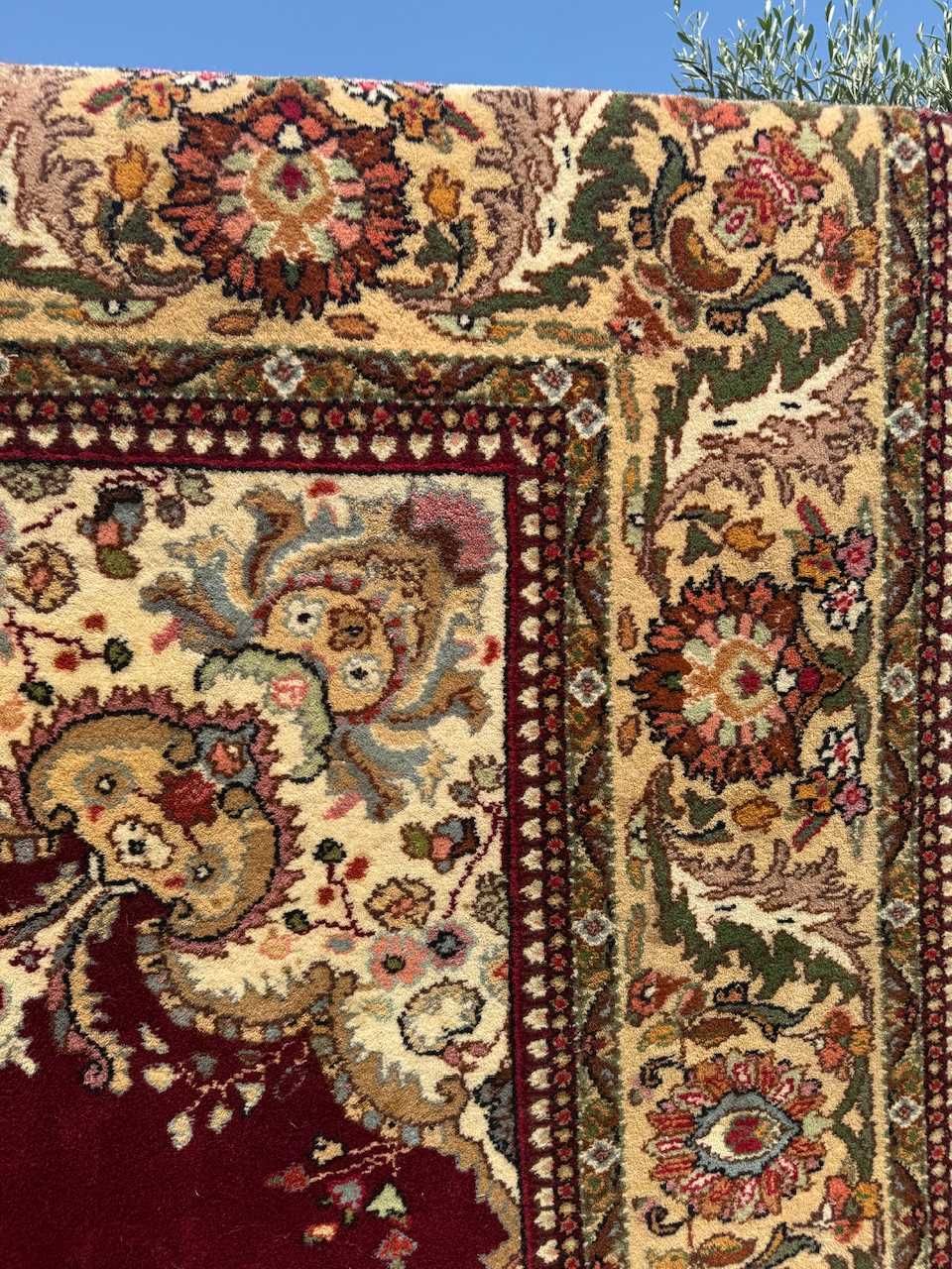 Dywan perski wełniany kaszmirowy Indo Tabriz 245x165 galeria 18 tyś