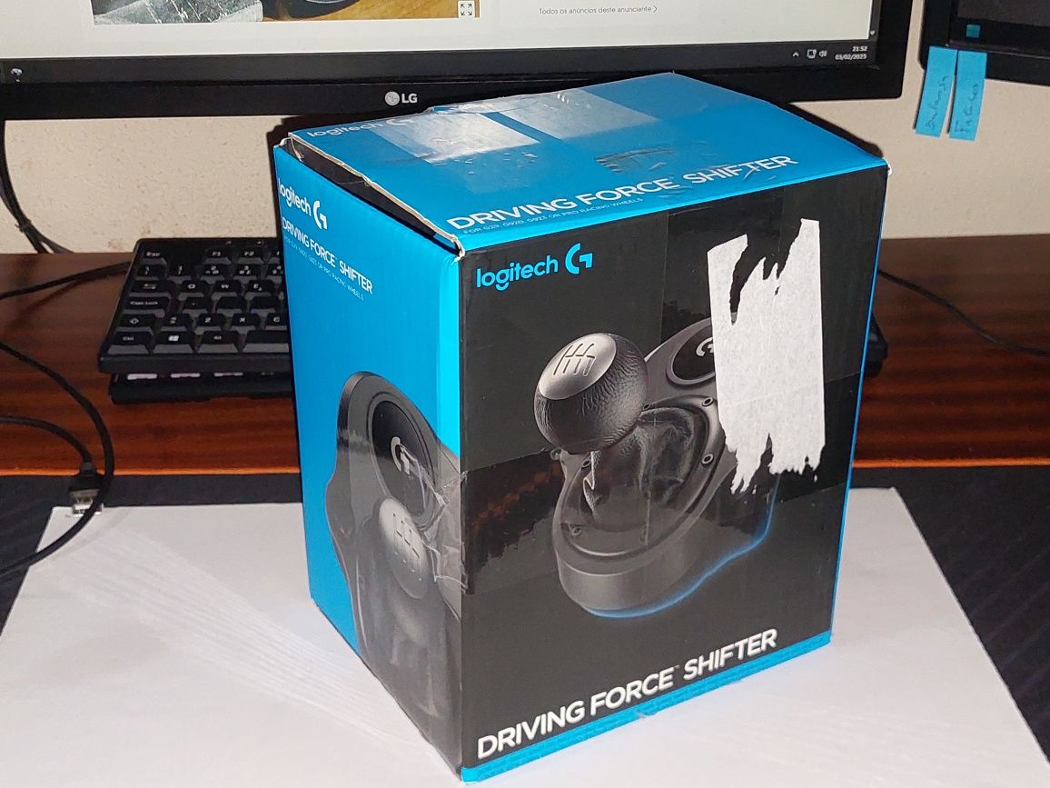 Shifter Logitech Driving Force p/ G29/G920/G923 sim racing