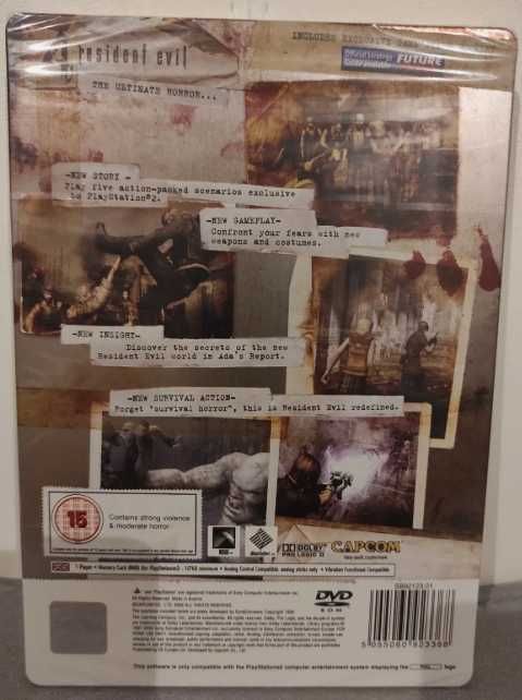 Resident Evil 4 Limited Edition UK PAL PS2 (Novo selado)
