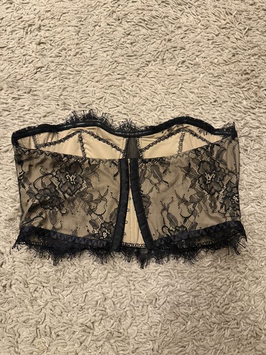 Gorset koronkowy Shein cielisty M