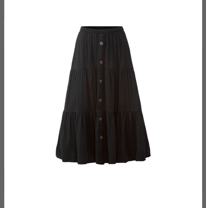 Esmara nowa czarna spódnica midi M 38 rozkloszowana