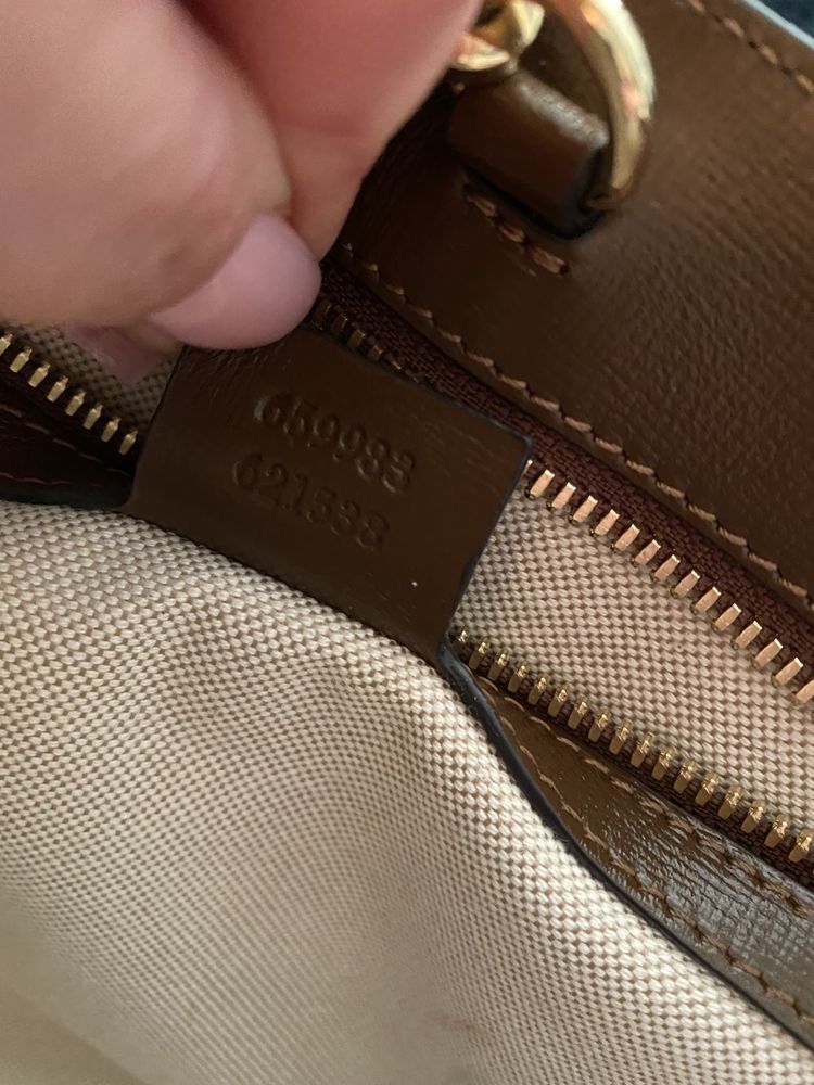 Torebka Gucci Tote Bag GG Supreme brązowa klasyczna elegancka