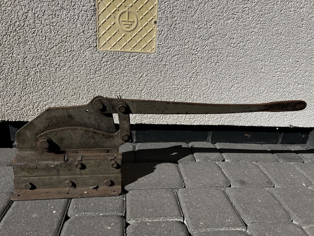 Nożyce gilotynowe, gilotyna do blachy - stare