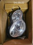 Reflektor prawy przedni ABAKUS /  MERCEDES C-KLASA W203 05.00-04.04