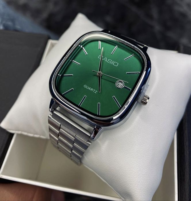 Стильний кварцовий годинник чоловічий на подарунок Casio мужские часыш