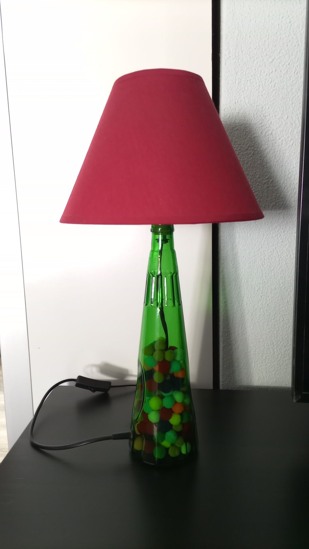 Candeeiro em garrafa