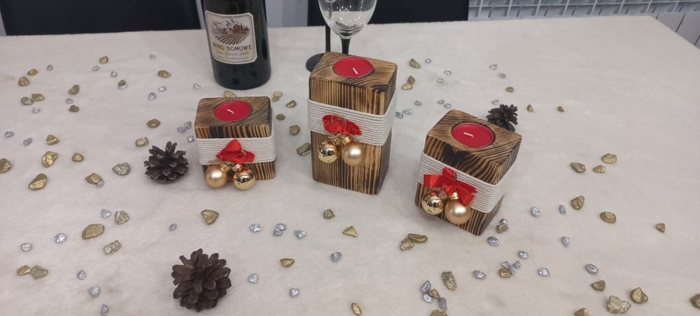 Świeczniki Handmade