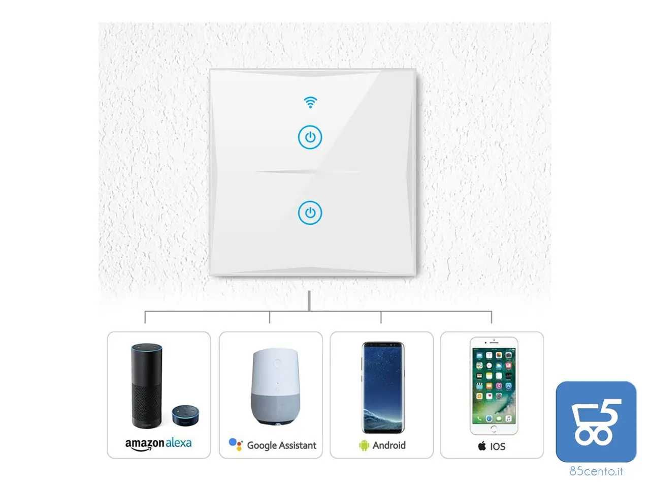 Сенсорний вимикач KS-601 Wi-Fi 2-way Switch