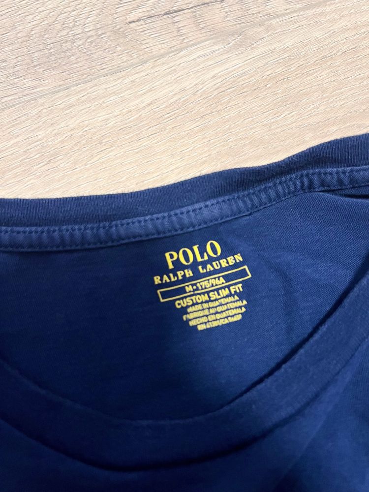 Granatowa męska koszulka tshirt Polo Ralph Lauren M