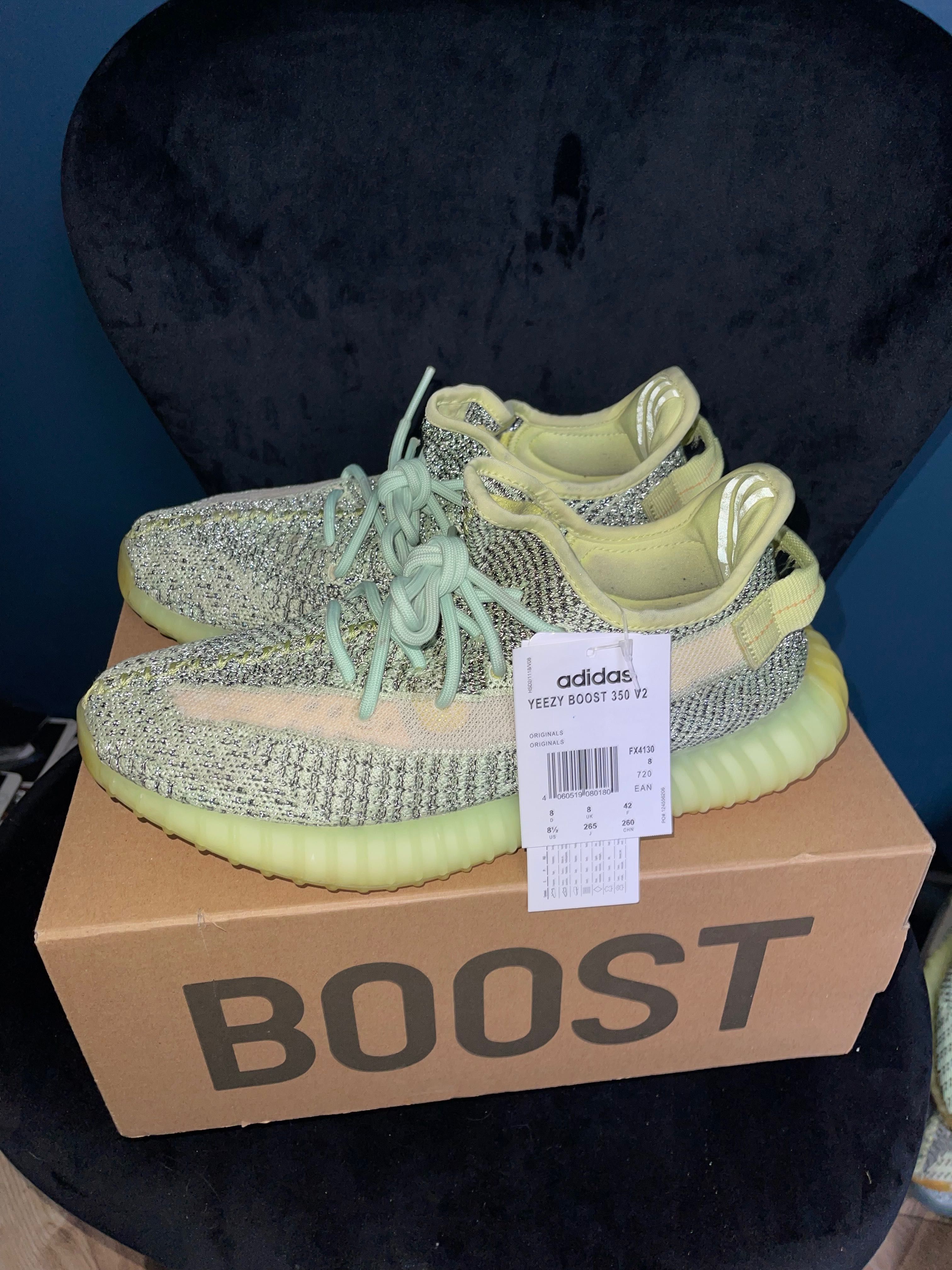 adidas Yeezy boost 350 v2 yeezreel reflective 42 black grey  500 700