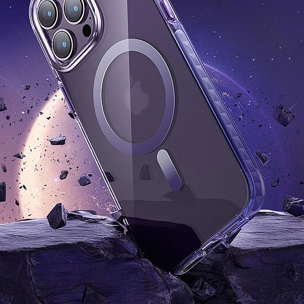 Kingxbar PQY Ice Crystal Series magnetyczne etui iPhone 14 MagSafe sre