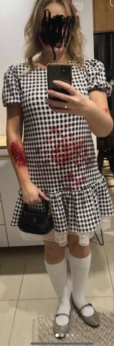 Przebranie kostium strój halloween upiorna lalka dziewczynka
