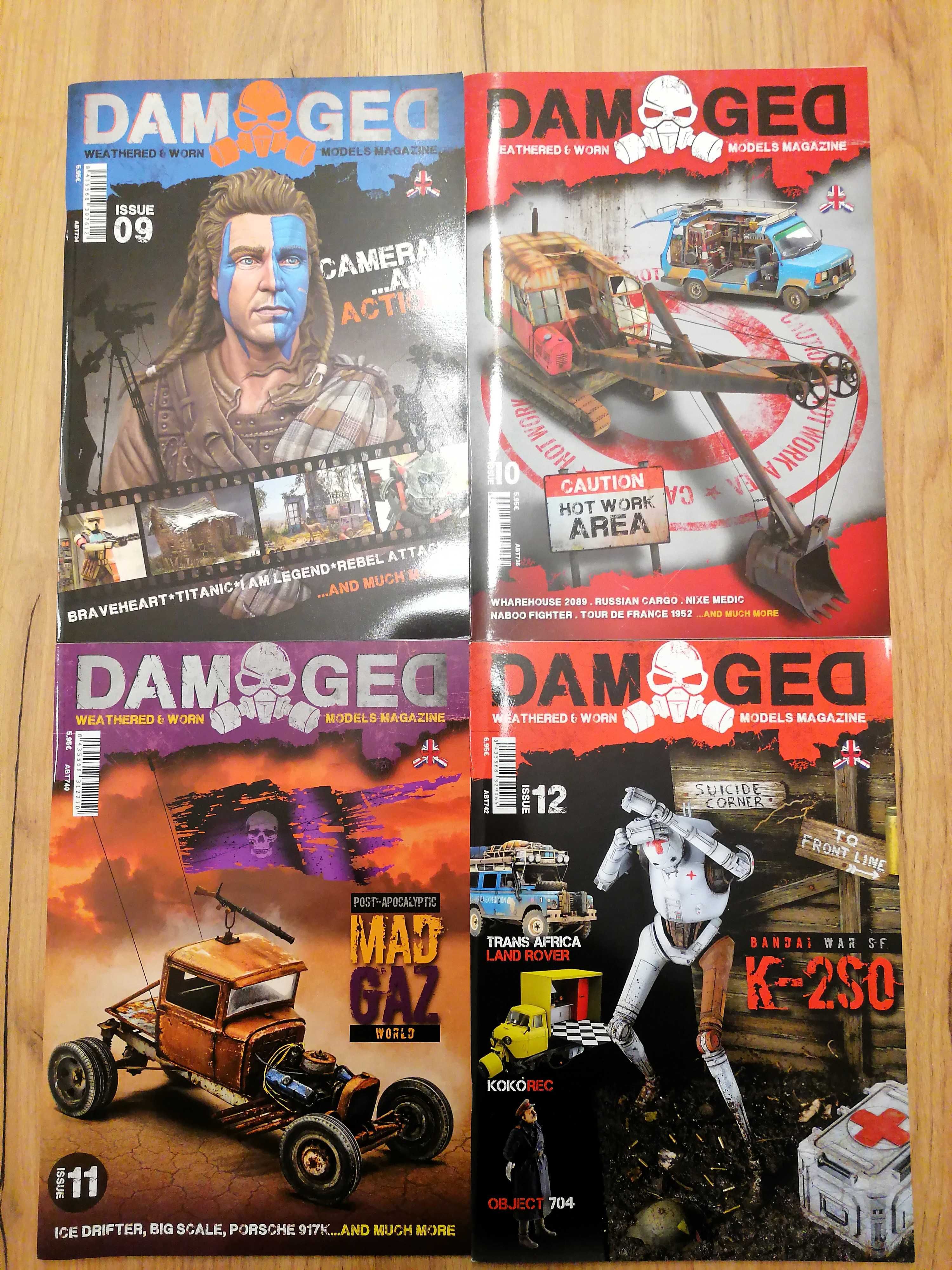Revistas DAMAGED Novas - Do Nº1 ao Nº12