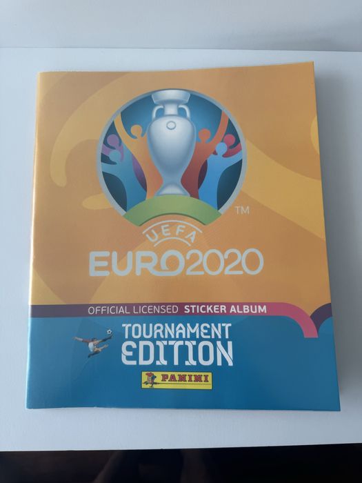 Caderneta Futebol EURO 2020 + 100 Cromos Colados