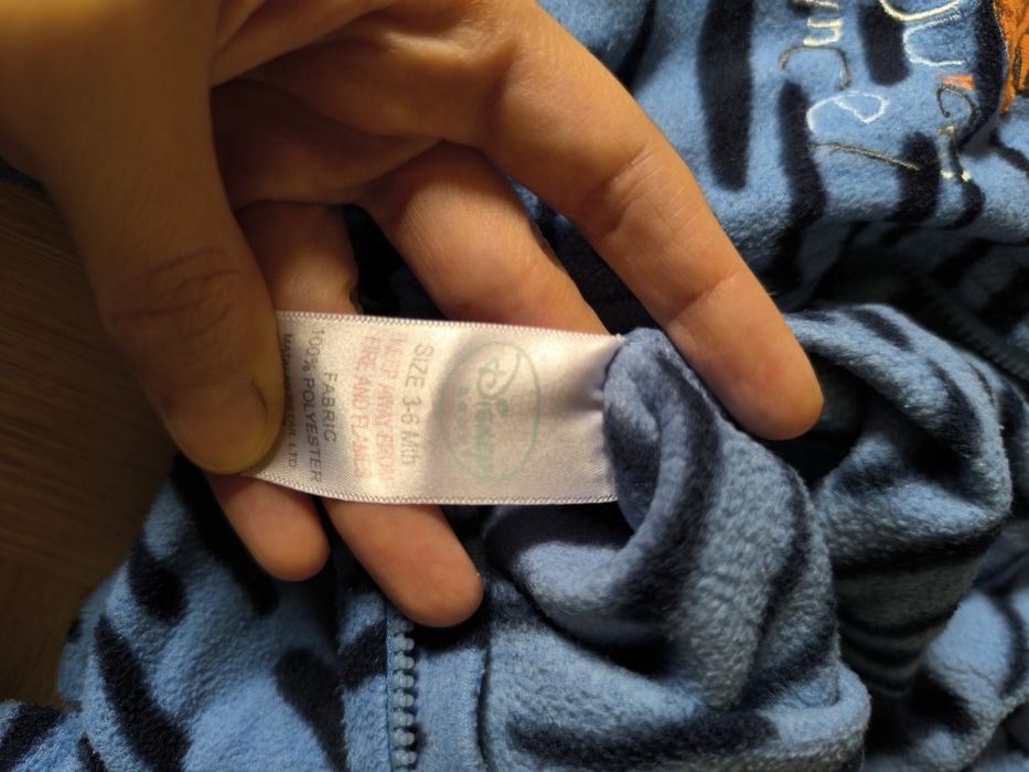 Pajace na suwak polarowe 3-6 miesięcy