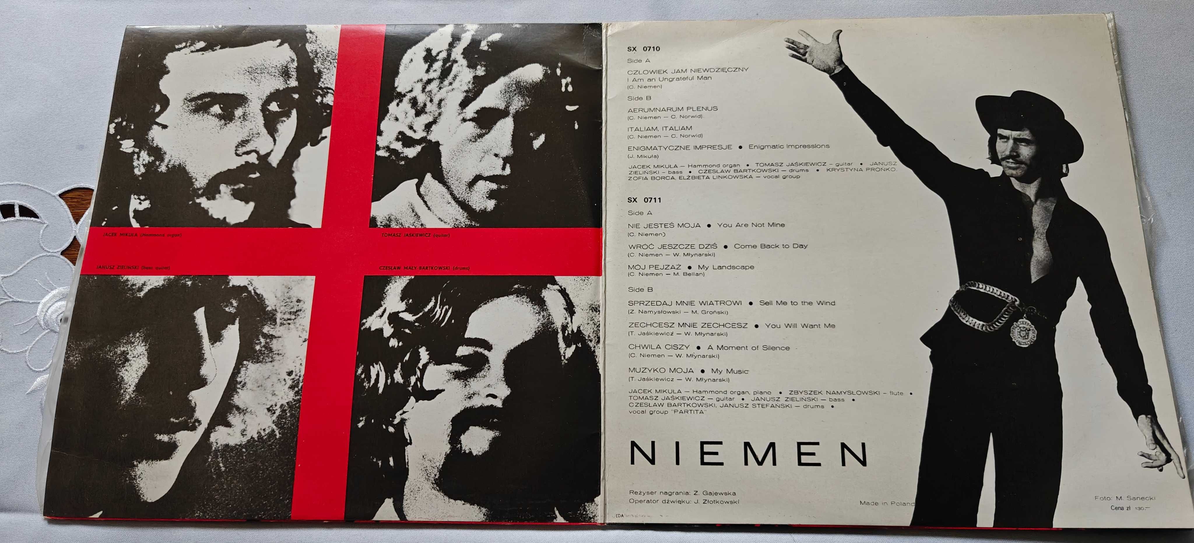 WINYL Niemen - Człowiek jam niewdzięczny (Czerwony Album) Oryginał