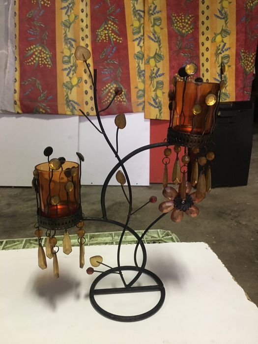 Dois candeeiro de velas