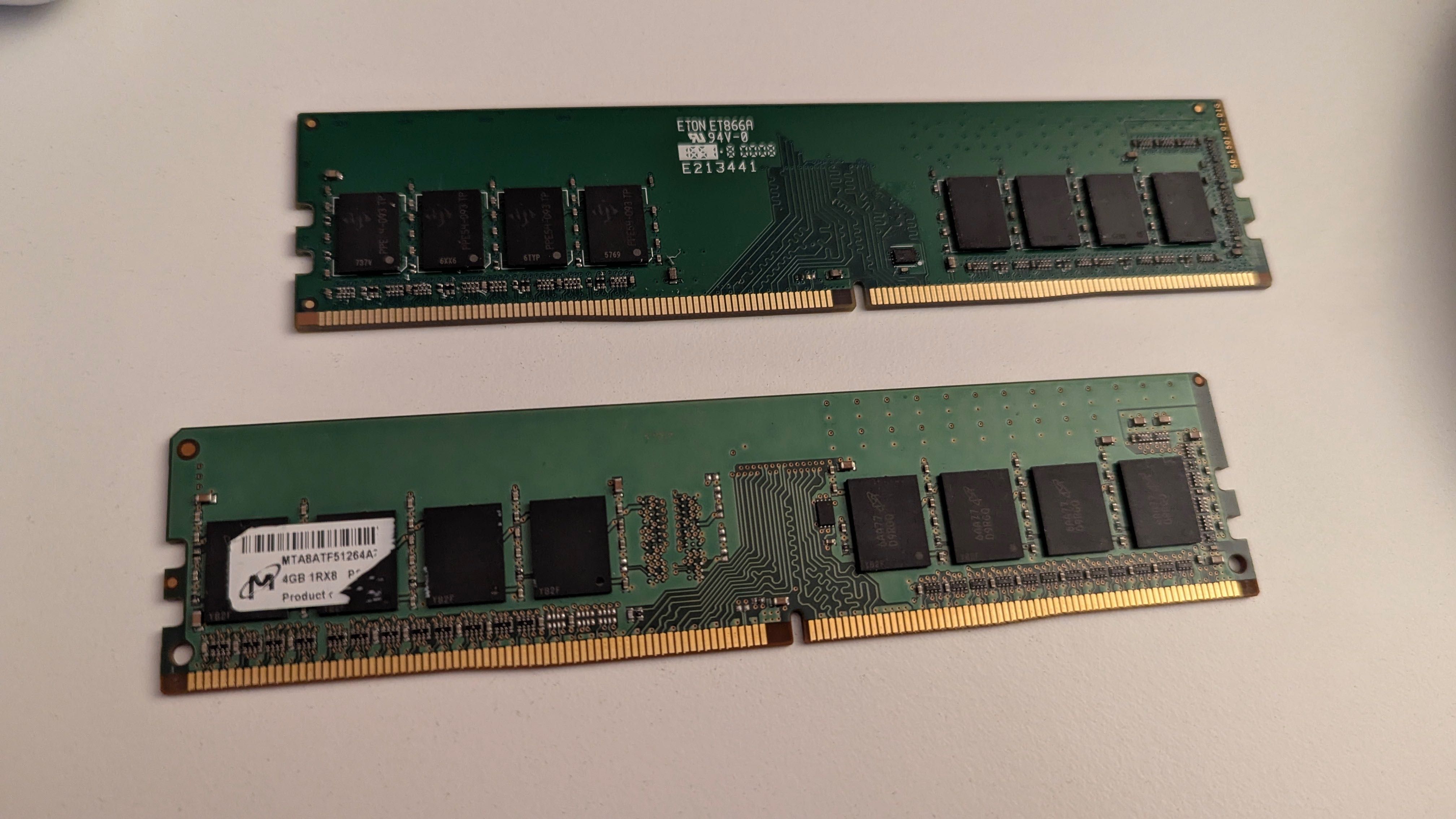 DDR4 2133 DIMM 2x4 8gb