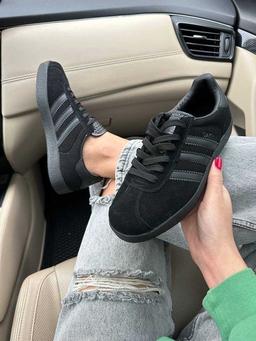 Кросівки Adidas Gazelle Full Black premium