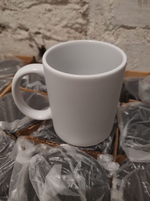 Nowe kubki ceramiczne do sublimacji białe