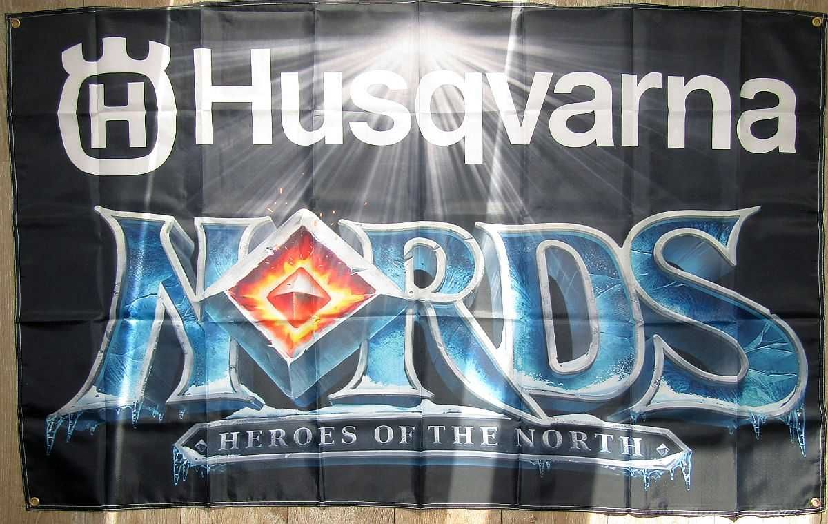 Flaga Unikatowe Transparenty Husqvarna Motorcycles