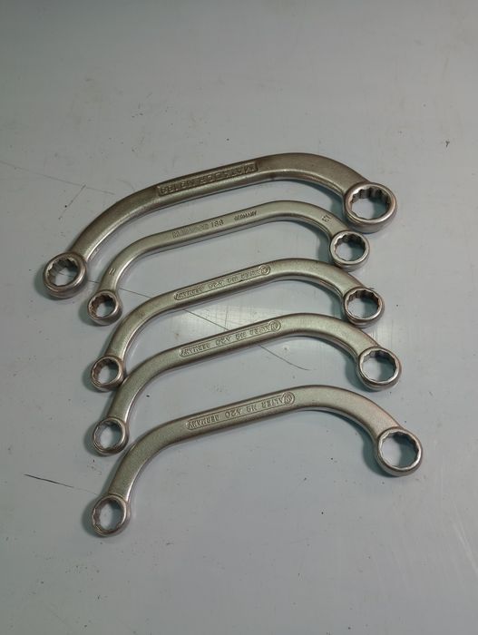 Matador i Walter klucze oczkowe wygięte