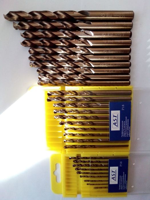 Сверла центровочные { 1 - 6,3 mm ] Р18Со cobalt, Р6М5, P9 розн/опт