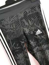 Adidas legginsy sportowe damskie logowane XS/S