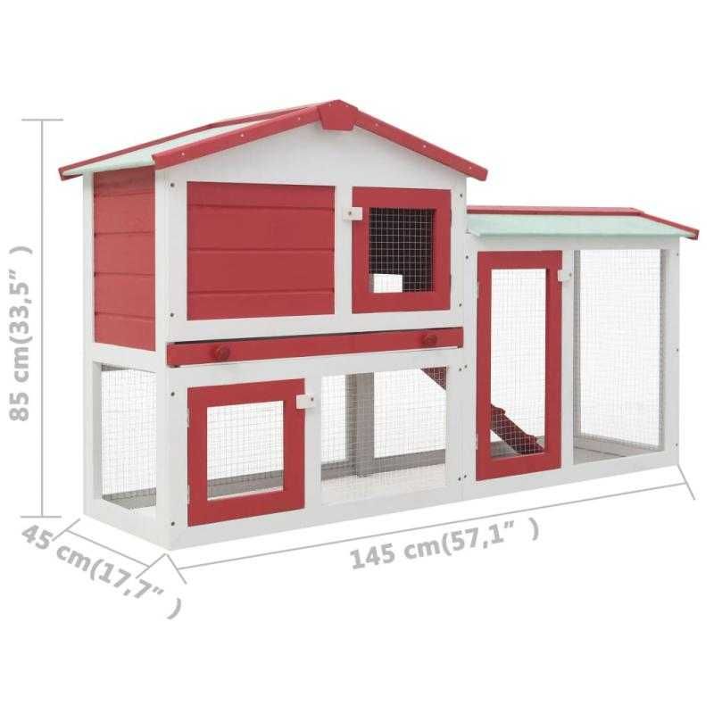 Coelheira exterior grande 145x45x85cm