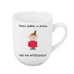 Kubek z nadrukiem Mała Mi, Coffee 290 ml, Zabawny tekst BI1-MI-004