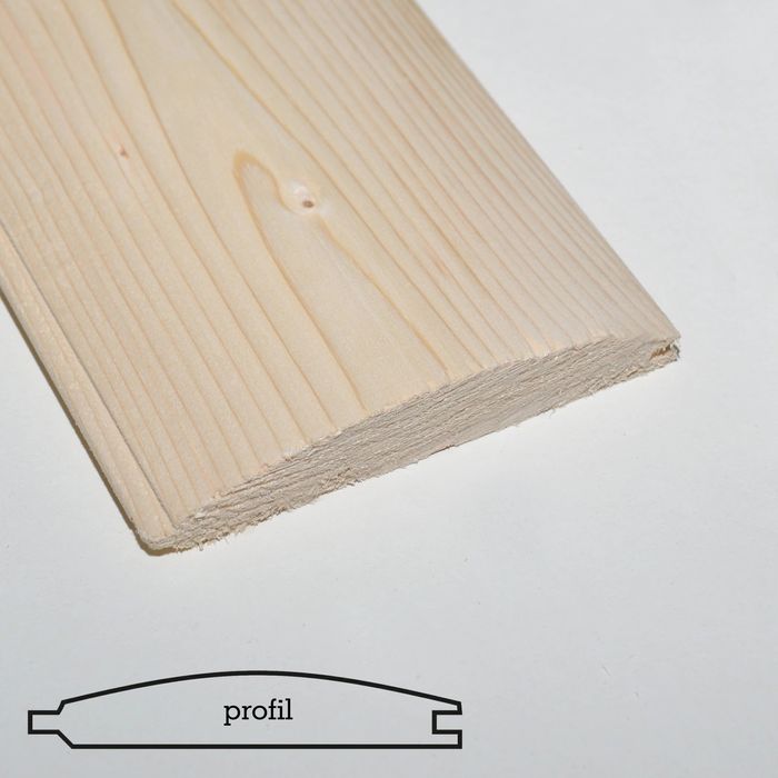 Deska elewacyjna imitacja bala półbal szalówka boazeria 14cm 19cm