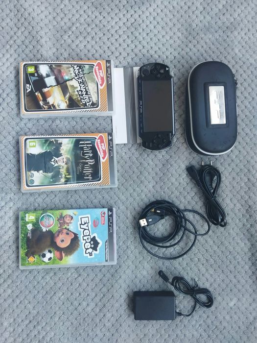 Consola original Sony PSP psp, muito bom estado,jogos e acessórios