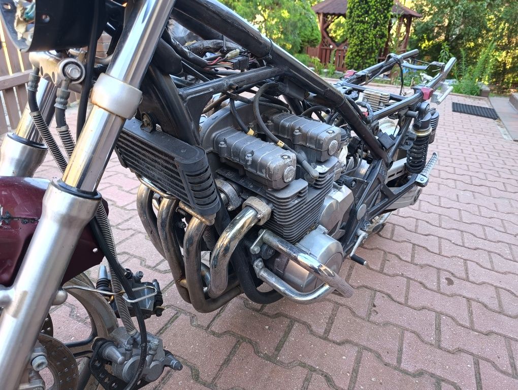 Części kawasaki zephyr 550 750 silnik wydech lagi wiązka moduł zacisk