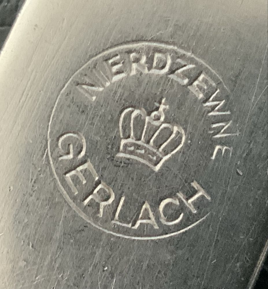 GERLACH Kropla wody sztućce KUTE wodelec łyżka nóż PRL te cieżkie