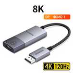 Переходник DisplayPort HDMI 2.1 4K 120hz 2K 240hz 144hz DP Ugreen