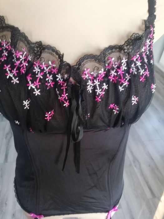 R.L xl gorset czarny damski obsessive seksowny