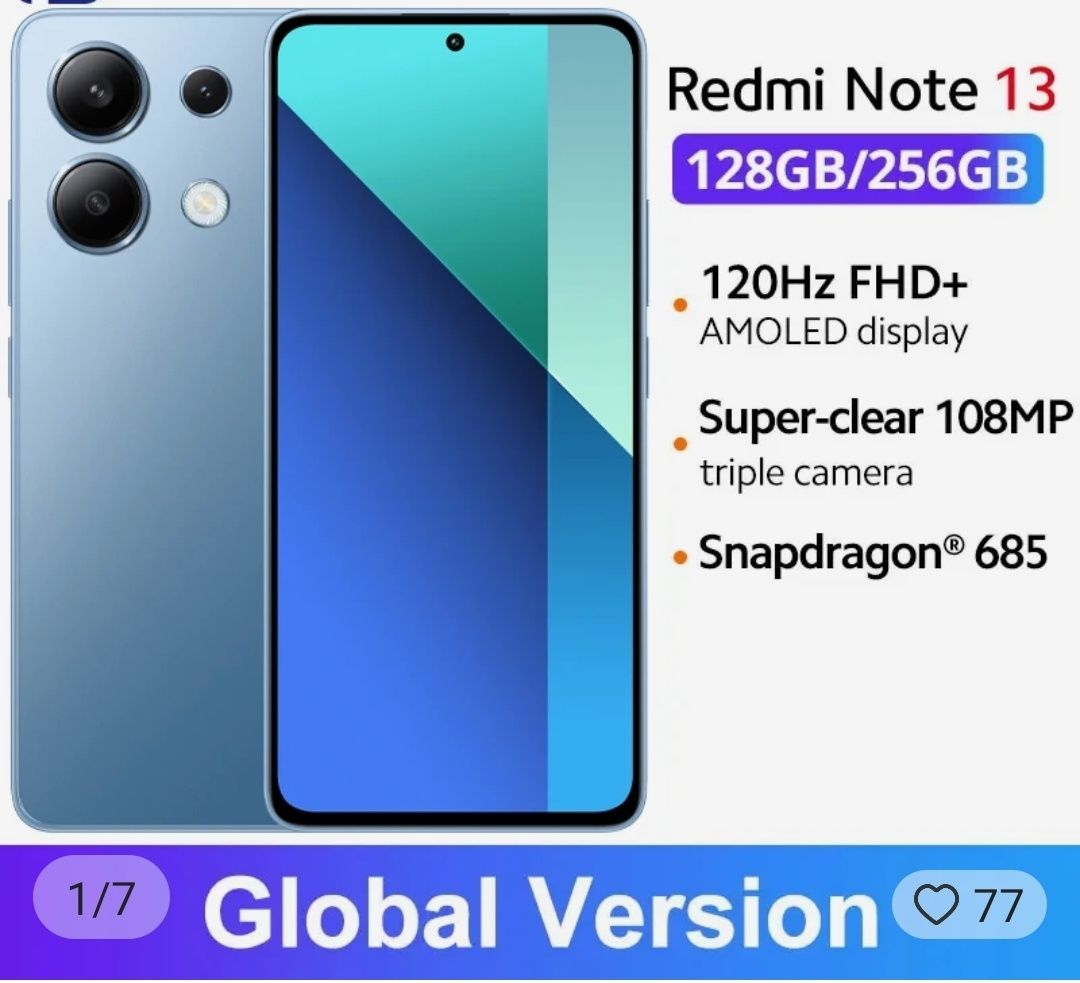 Xiaomi Redmi Note 13 (8/256) NFC